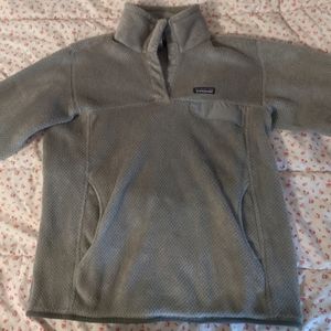 Patagonia Grey 1/4 Zip Women's Medium